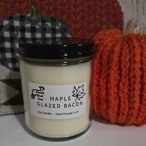 Maple Glazed Bacon Handmade Soy Wax Candle